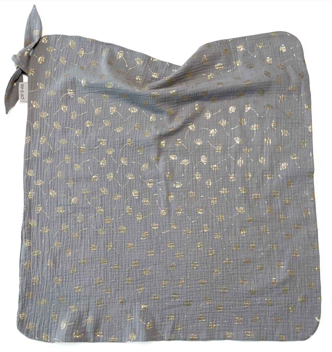 E-shop PINKIE letná deka Muslin Flower Grey