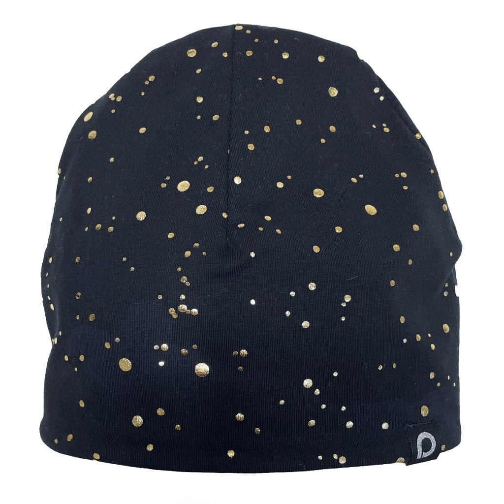 E-shop PINKIE čiapočka Shine Gold Black Varianta / veľkosť: 1-3 roky