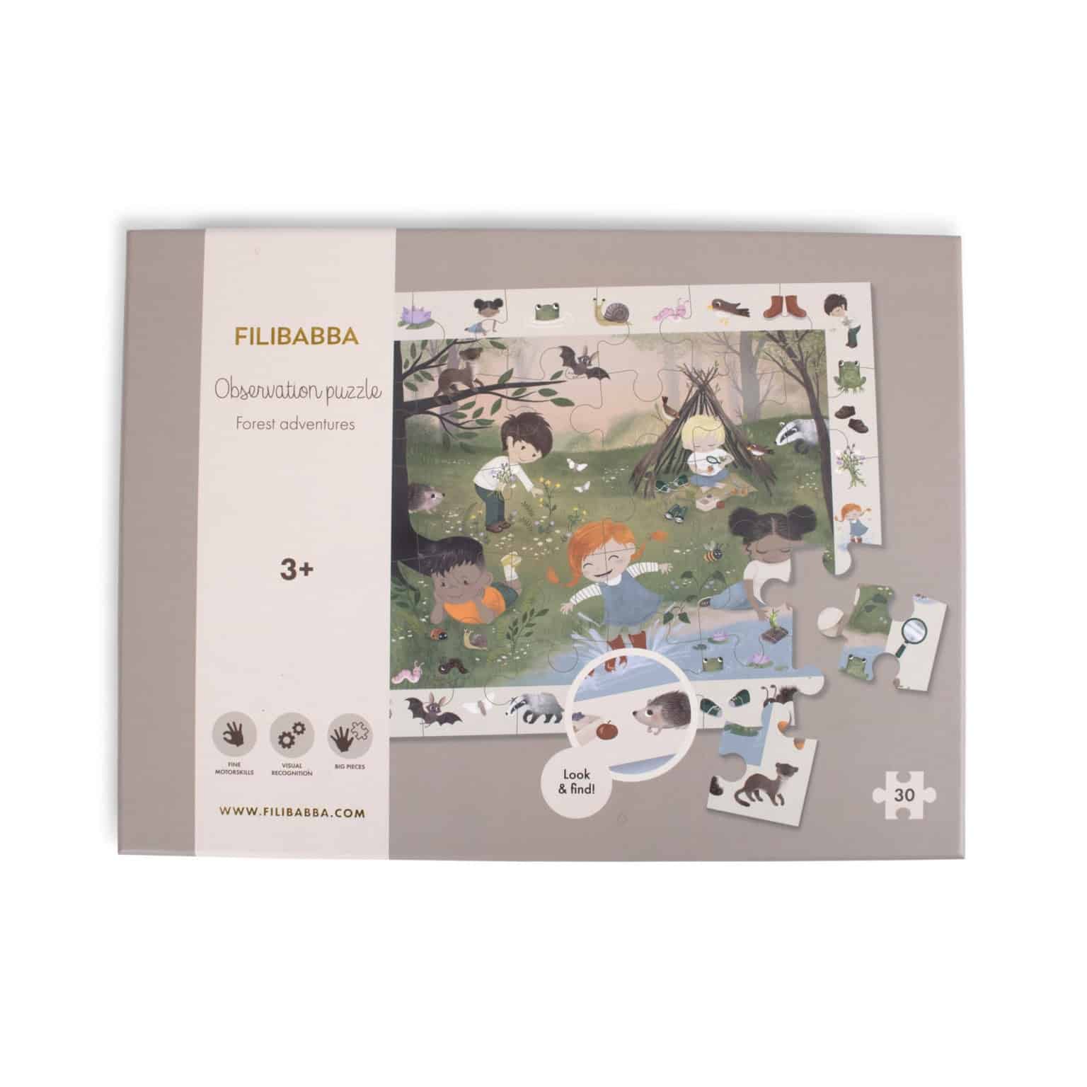 E-shop PUZZLE PRE POZOROVATEĽOV FILIBABBA - FOREST ADVENTURES