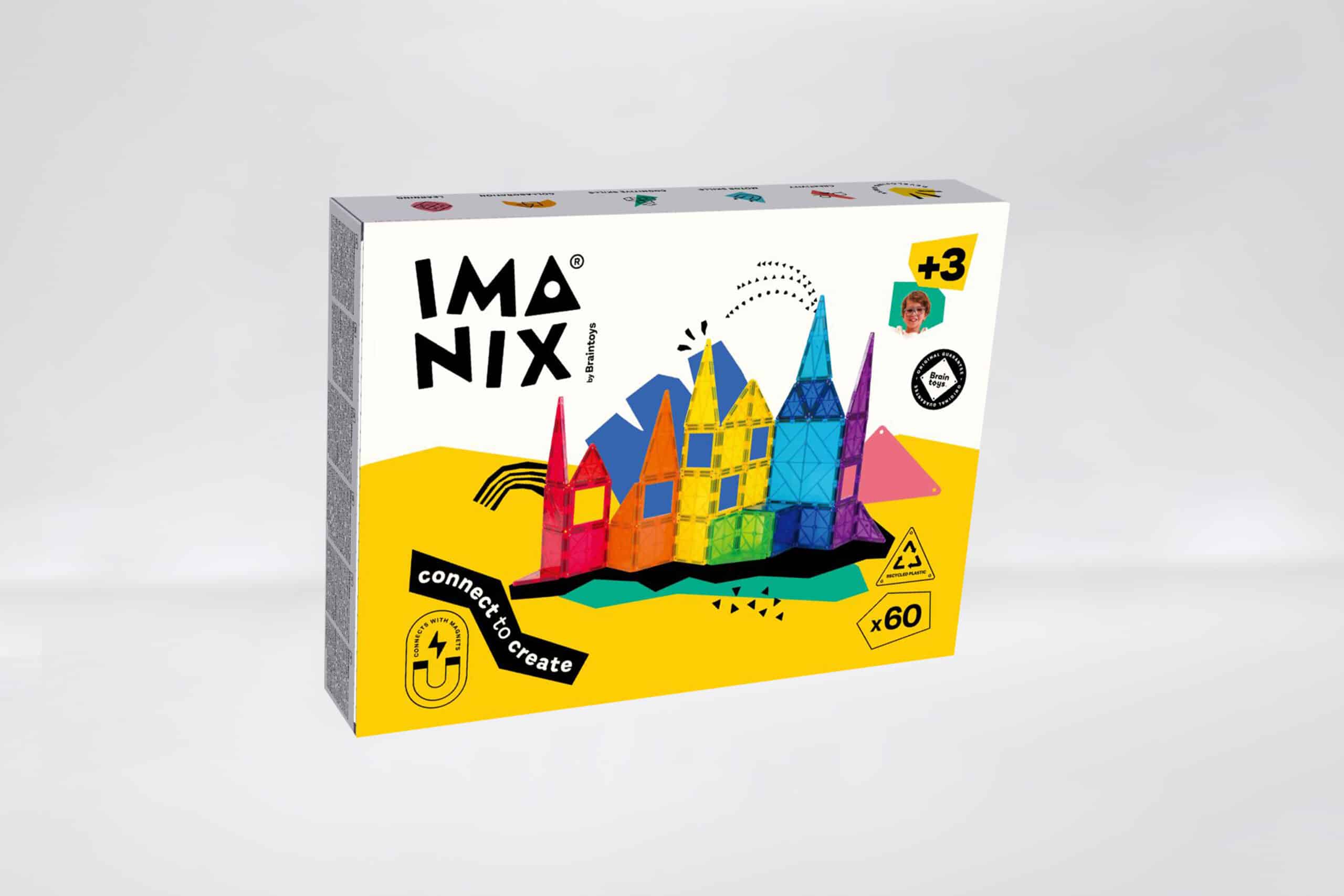 E-shop MAGNETICKÁ STAVEBNICA IMANIX CLASSIC - 60 KUSOV
