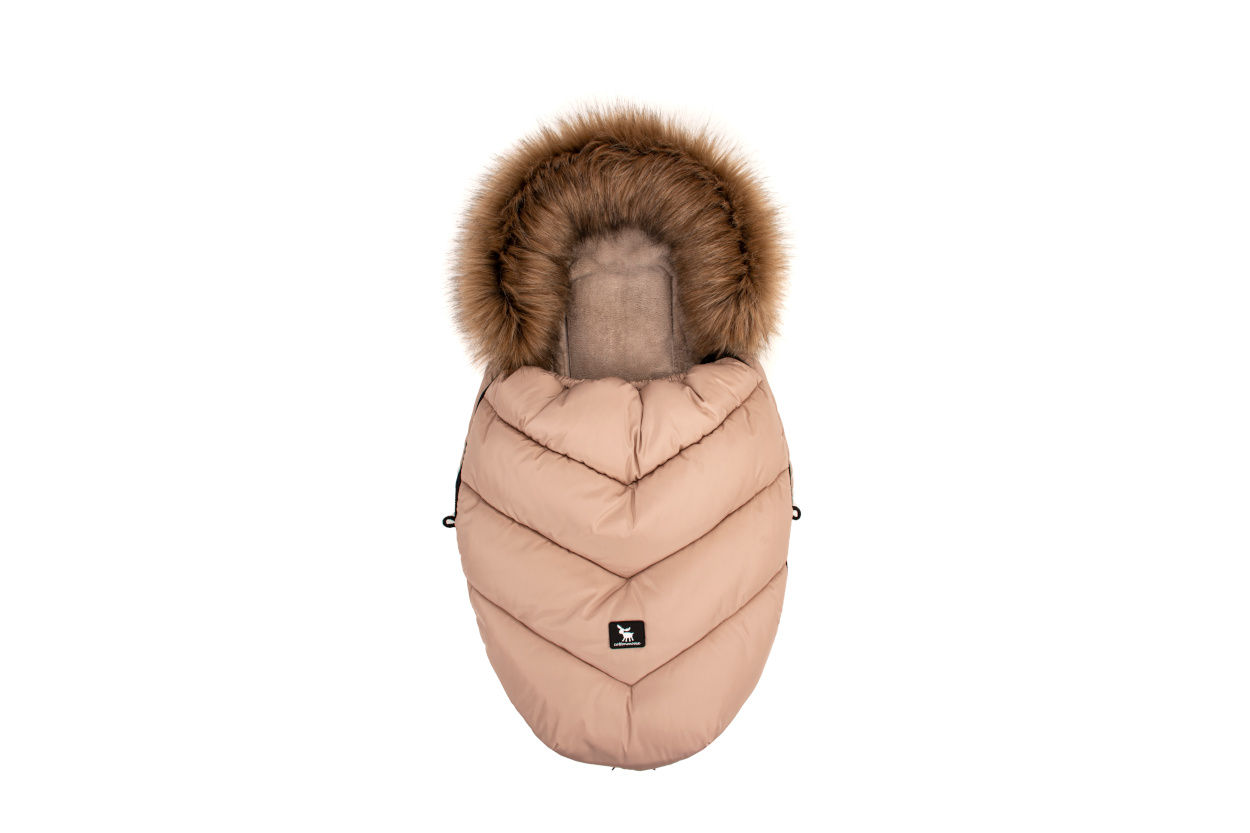 E-shop Cottonmoose fusak do autosedačky MINI YUKON farba:camel