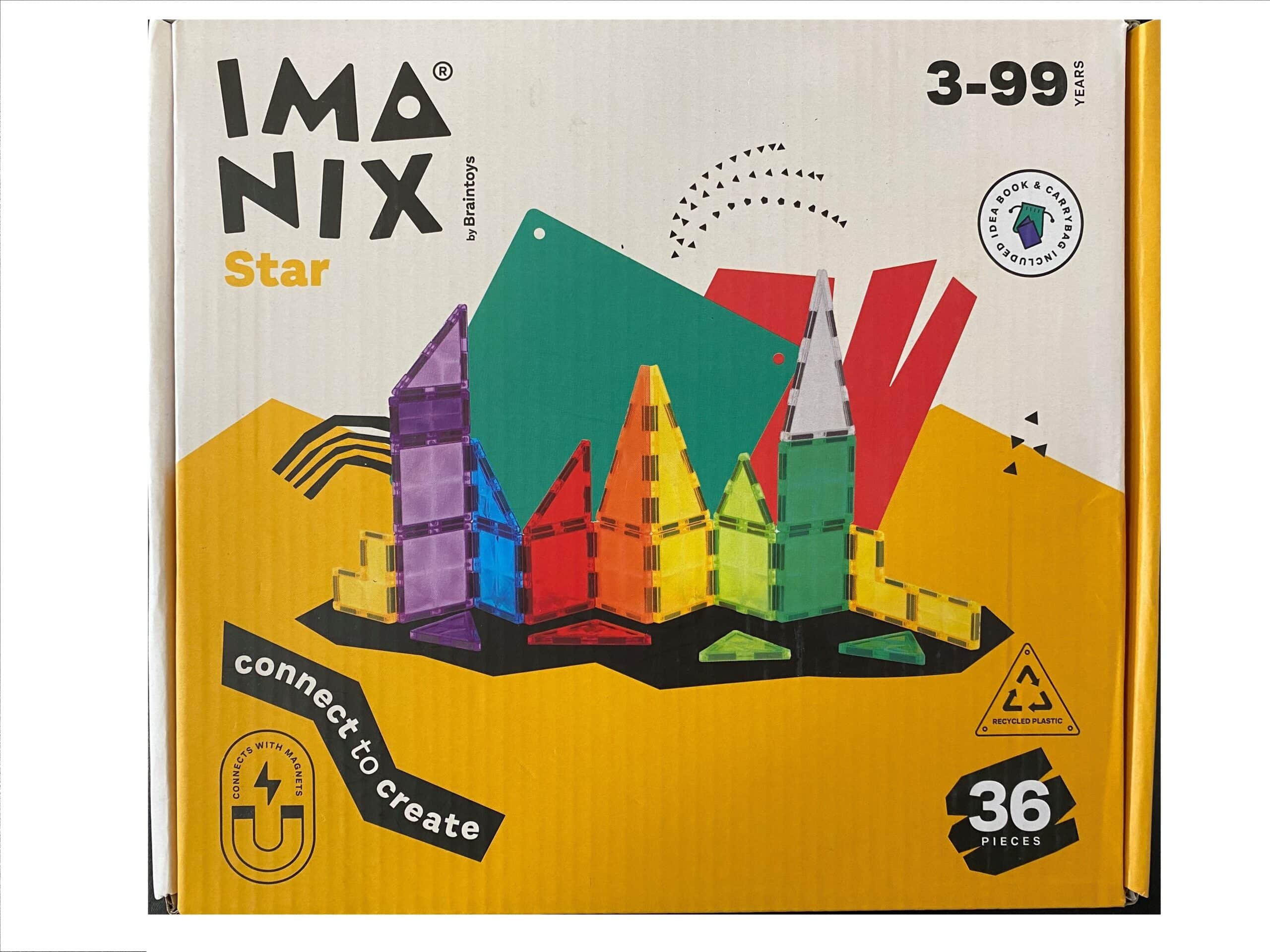 E-shop MAGNETICKÁ STAVEBNICA IMANIX IMASTAR- 36 KUSOV