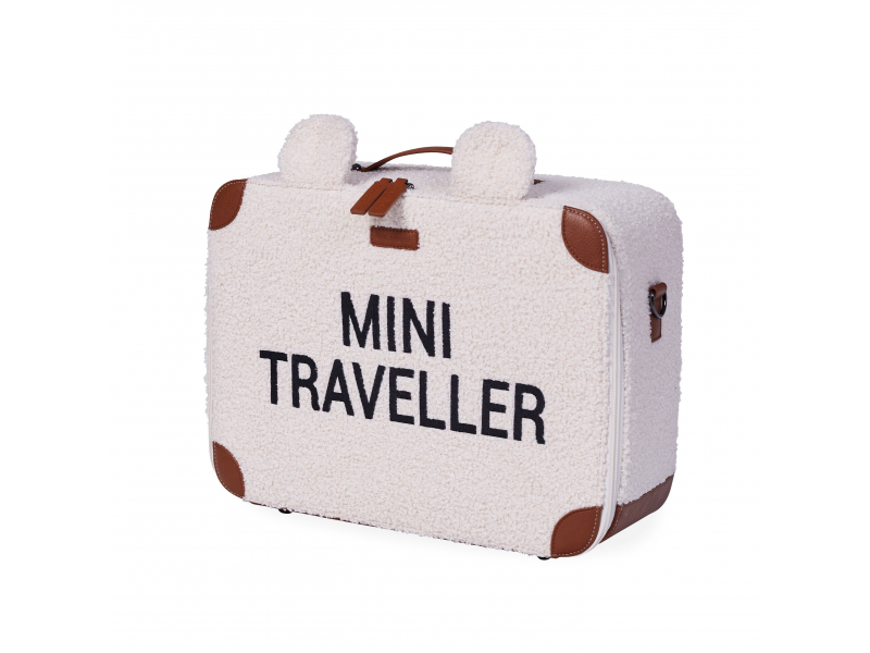 E-shop CHILDHOME Detský cestovný kufor Teddy Off White