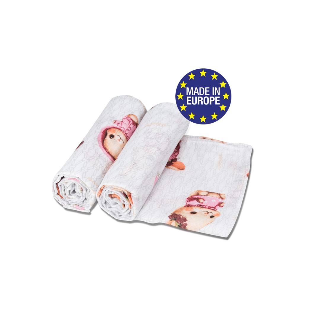 E-shop Bomimi OSUŠKA TETRA Premium 140 g/m2, 2ks, 80x100, zajačik - ružová