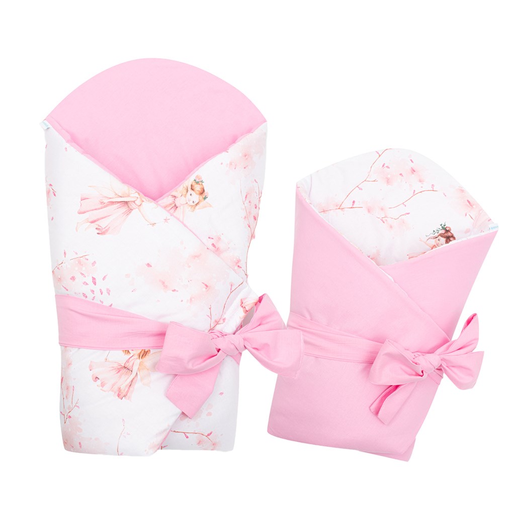 E-shop Obojstranná detská zavinovačka New Baby Víly 80x80 cm - 57164