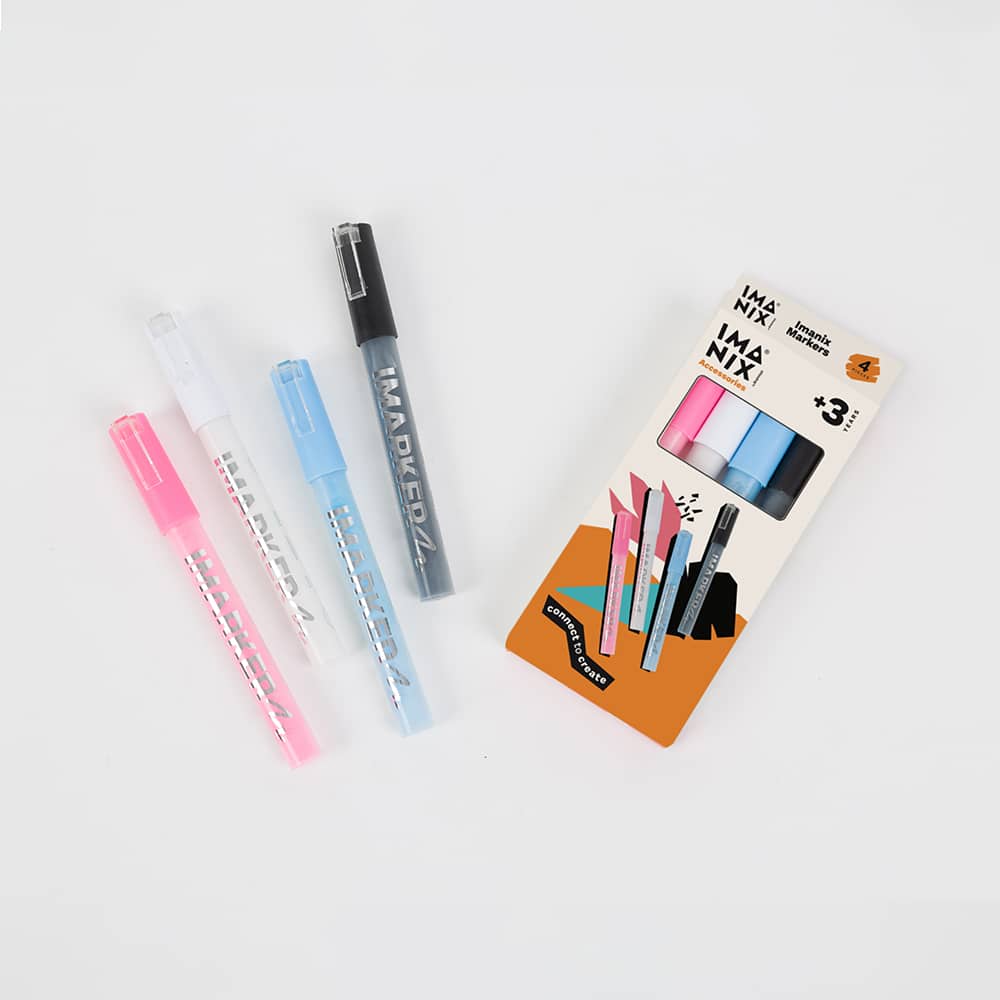 E-shop SET ŠTYROCH POPISOVAČOV IMANIX IMARKERS - 4 KUSY