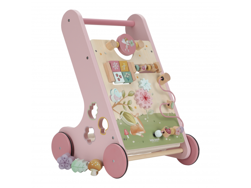 E-shop Little Dutch Chodítko s aktivitami drevené Fairy Garden
