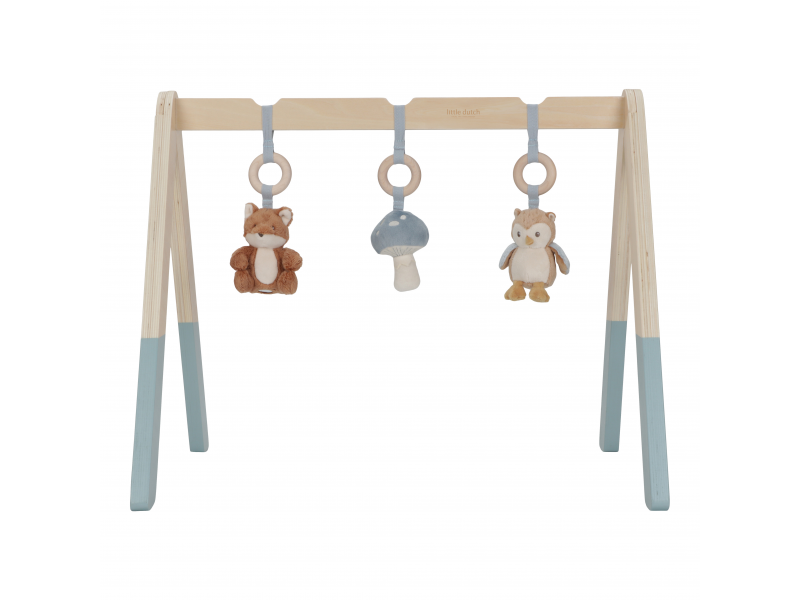 E-shop Little Dutch Drevená hrazdička Forest Friends