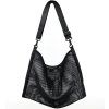 12003 taska pinkie mesh tote black