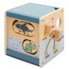 Drevená multifunkčná kocka Ocean Montessori Baby Mix - 57342
