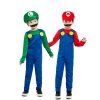OPBH1979D detsky kostym super mario luigi 110 122 m