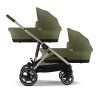 Cybex hlboká vanička Gazelle S Cot farba:moss green