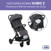Asalvo KUBIC 2 cestovný kočiar 0m-22kg, GREY