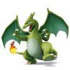 PHPL1984B plysova hracka pokemon charizard green 23cm