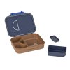 LÄSSIG Lunchbox Bento Little Gang smile navy
