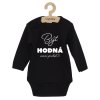Detské body s potlačou New Baby Být hodná....., 80 (9-12m) - 57955