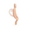 monkey teether peach 6