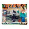 FIBH2059A kolekce figurek minecraft ender dragon s utokem sada 10 ks