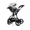 BabyStyle Egg Shell (i-Size) autosedačka, Houndstooth Silver - Special Edition 2025