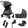 Joolz výhodný set Hub² + Cybex Cloud T Plus + Base T, Stone grey