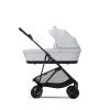 Cybex vanička Melio Cot 2025, fog grey