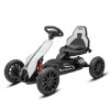 Detská šliapacia motokára Go-kart Baby Mix Speedster biela - 57543