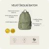 citron velky skolni batoh green