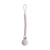Hera Silicone Pacifier Clip Soft Lilac p