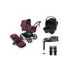 Bugaboo Výhodný set Fox 5 RENEW Complete, Black/Dark Cherry - 1