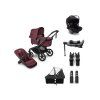 Bugaboo Výhodný set 6v1 Fox 5 RENEW Complete, Black/Dark Cherry - 1