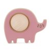 PETITE&MARS Hračka silikónová Elephant Edwin Dusty Rose 6m+