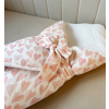 12384 2 zavinovacka bellou light pink bio bavlna 68x68