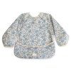 Long Sleeve Bib Blue Flowers p