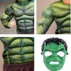 OPBH2277D detsky kostym svalnaty hulk s maskou 110 122 m