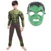 OPBH2277E detsky kostym svalnaty hulk s maskou 110 122 m