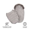 PETITE&MARS Set zimný fusak Comfy 4v1 + rukavice na kočík Furry Veritable Khaki