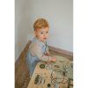 label label stolecek s aktivitami olive green