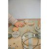 label label stolecek s aktivitami olive green