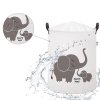 Sipo Kôš na hračky so šnúrkou, skladací bavlnený / 43 l, Elephants