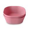 Dusty Rose Square Bowl 2pack p