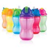 NUBY Hrnček netečúci s mäkkou sklápacou slamkou a regulovateľným prietokom 360ml, 12m+