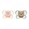 Dojčenský cumlík  NUK Perfect Match Air FOX/BEAR 0-2m 2ks box, 0-2 m - 59258