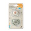 BABYONO Cumlíky silikónové symetrické 6-18m, 2 ks