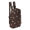 STUDIO NOOS - Puffy Mini BACKPACK - batôžtek | Brown Hearts
