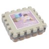 Rialto Baby Penová puzzle kocka - beige, grey, brown