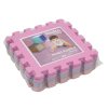Rialto Baby Penová puzzle kocka - light pink, silver, pink