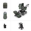 Bugaboo výhodný set Essentials Fox 5 RENEW Complete, BLACK/FOREST GREEN - 1