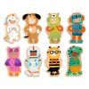 puzzle magnetky kostymy djeco DJ03128 1