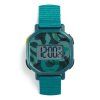 dd00455 naramkove digitalne hodinky ticlock zelene hady