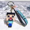 Detská kľúčenka Minecraft Steve s pútkom a karabínou
